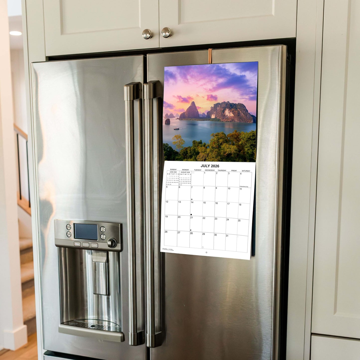 2026 Sunsets Monthly Wall Calendar | 12" x 24" | Travel Calendar 2025-2026