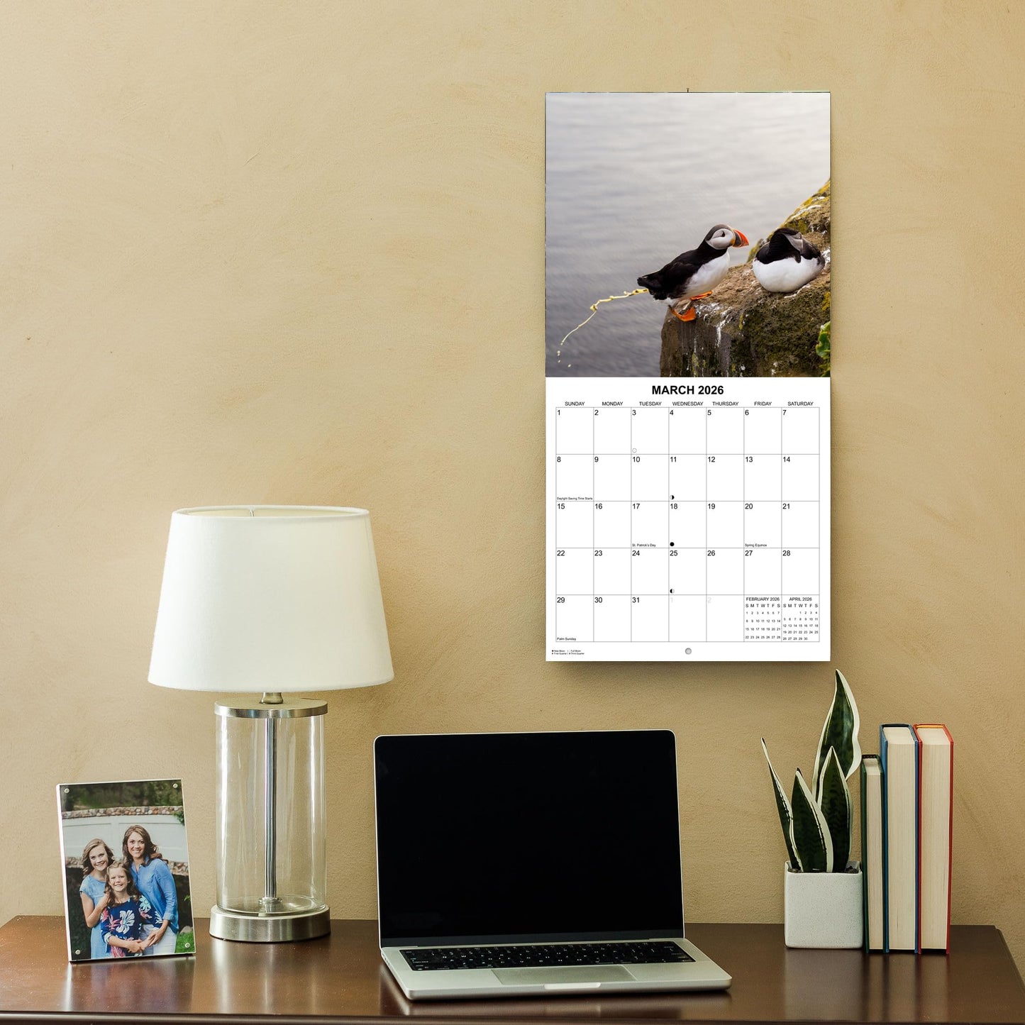 2026 Crapping Creatures Monthly Wall Calendar | 12" x 24" | Prank Gift White Elephant or Gag Gift Calendar 2025-2026