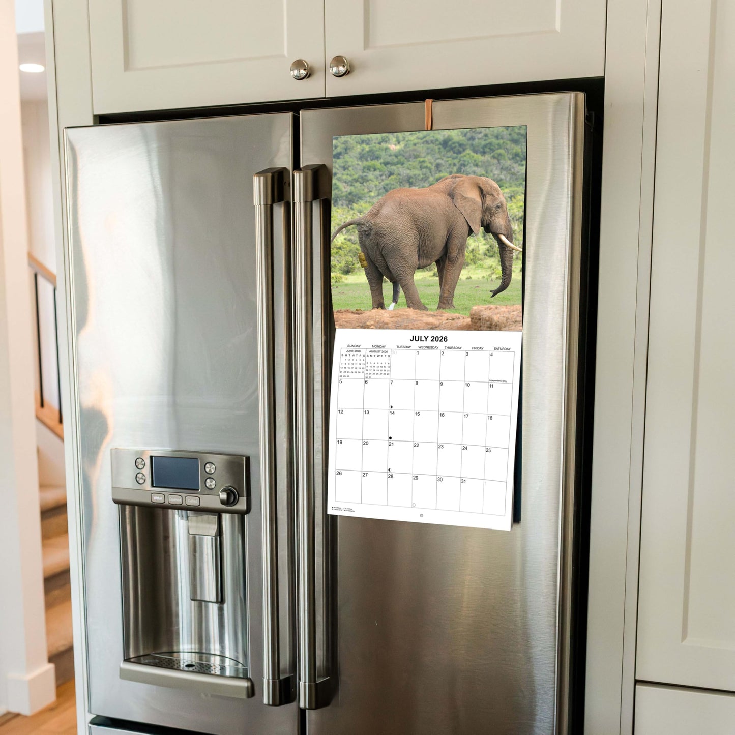 2026 Crapping Creatures Monthly Wall Calendar | 12" x 24" | Prank Gift White Elephant or Gag Gift Calendar 2025-2026