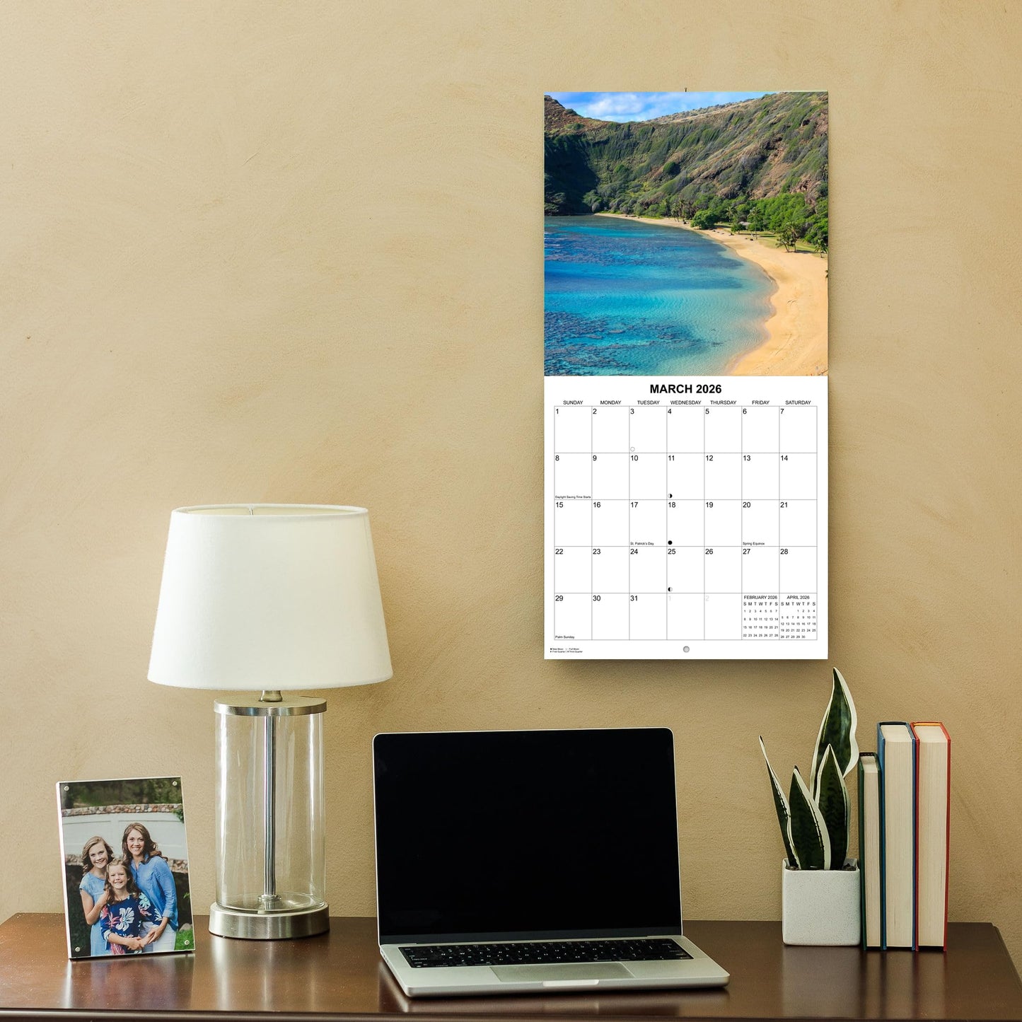 2026 Road to Hana Maui Hawaii Monthly Wall Calendar | 12" x 24" | Travel Calendar 2025-2026
