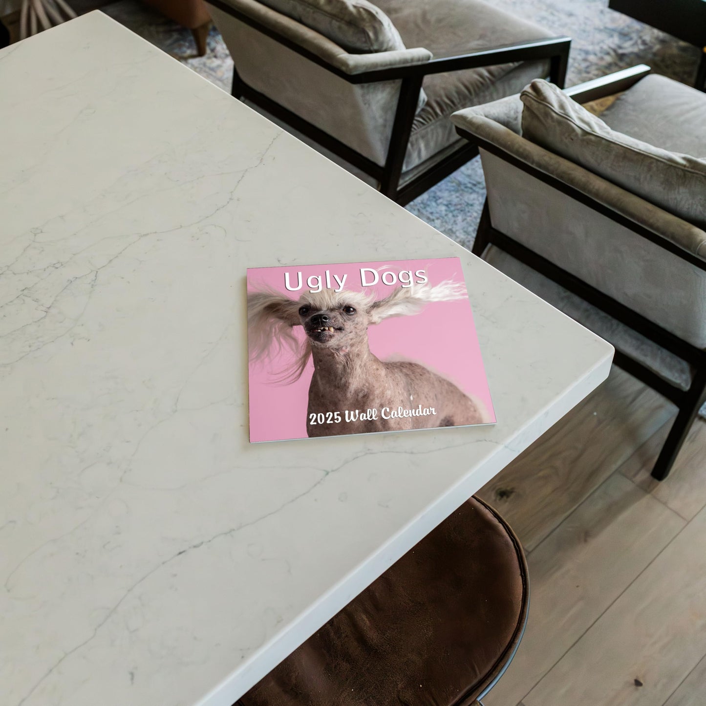 2026 Ugly Dogs Monthly Wall Calendar | Hilarious Gag Gift for Dog Lovers | Funny Dogs White Elephant Gift Calendar September 2025 - December 2026