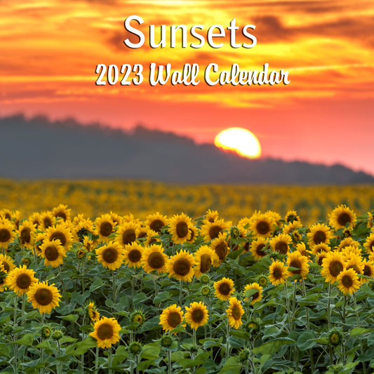 Sunsets are SO Beautiful--Why not Purchase a Blue Wolf Calendar Company Sunsets Wall Calendar?