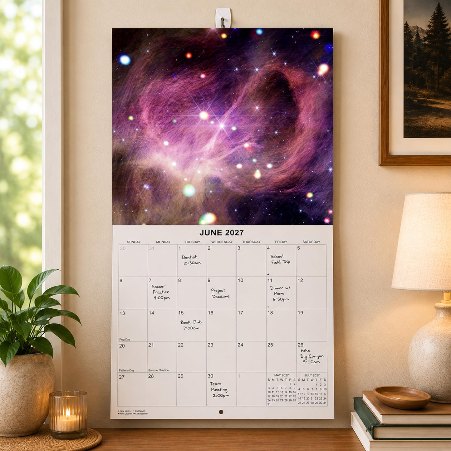 2027 Cosmos Wall Calendar | 12" x 24" | Images from the James Webb Space Telescope Calendar 2026-2027