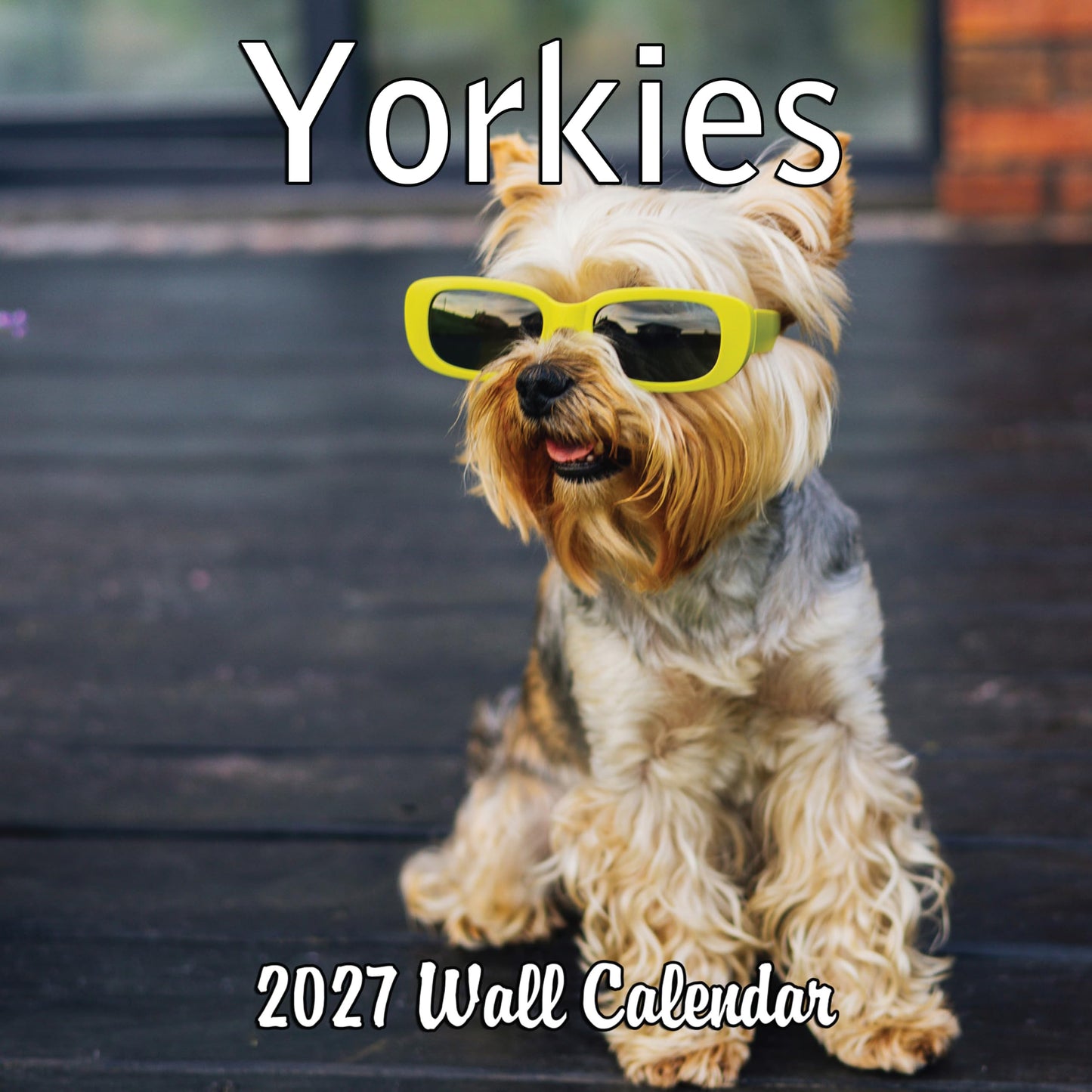2027 Yorkies Monthly Wall Calendar | Yorkshire Terrier Calendar September 2026 - December 2027