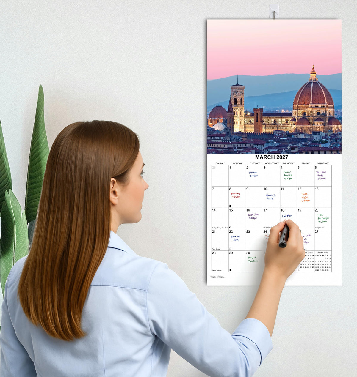 2027 Italy Monthly Wall Calendar | Travel Calendar 2026-2027