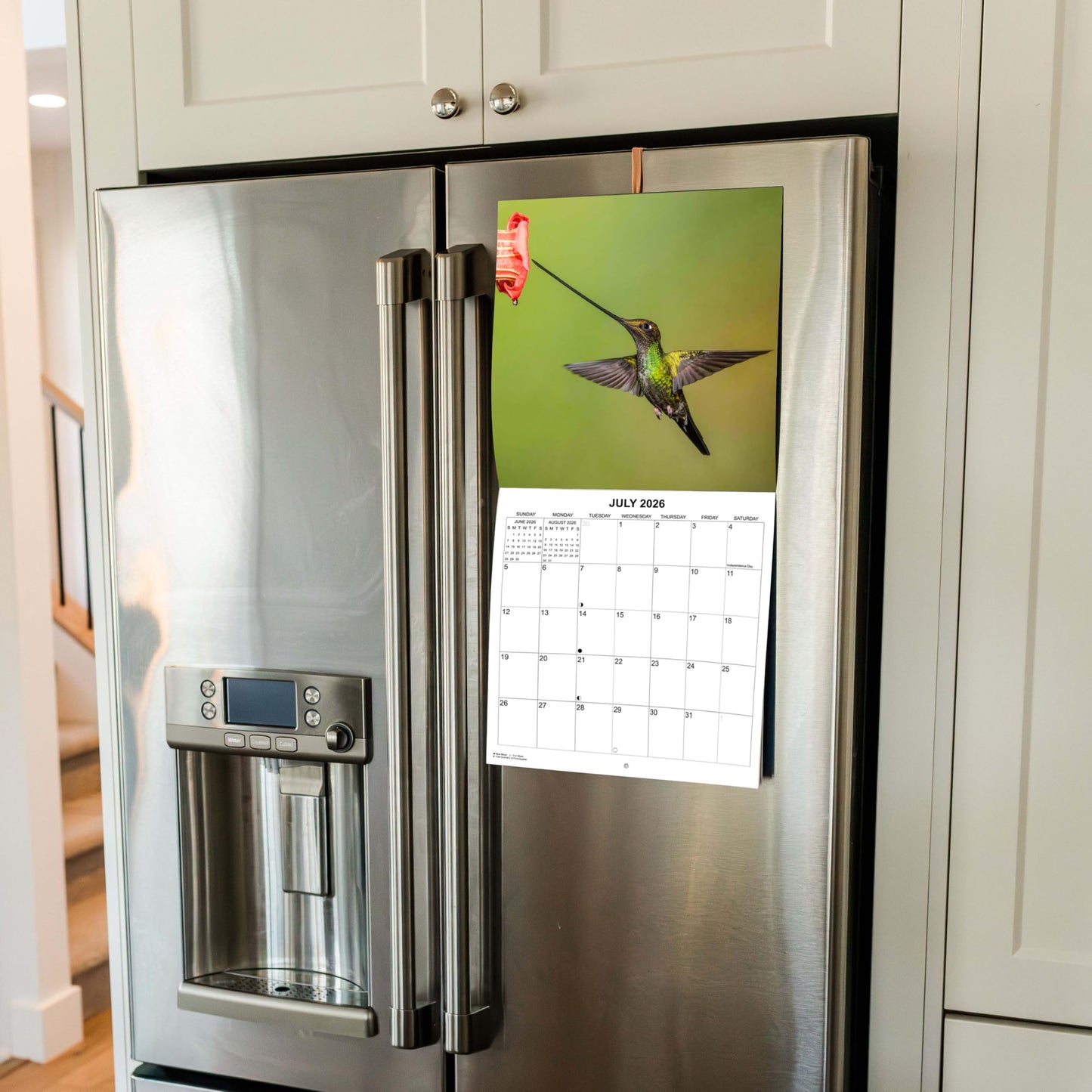 2026 Hummingbirds Monthly Wall Calendar | 12" x 24" | Animals Calendar 2025-2026