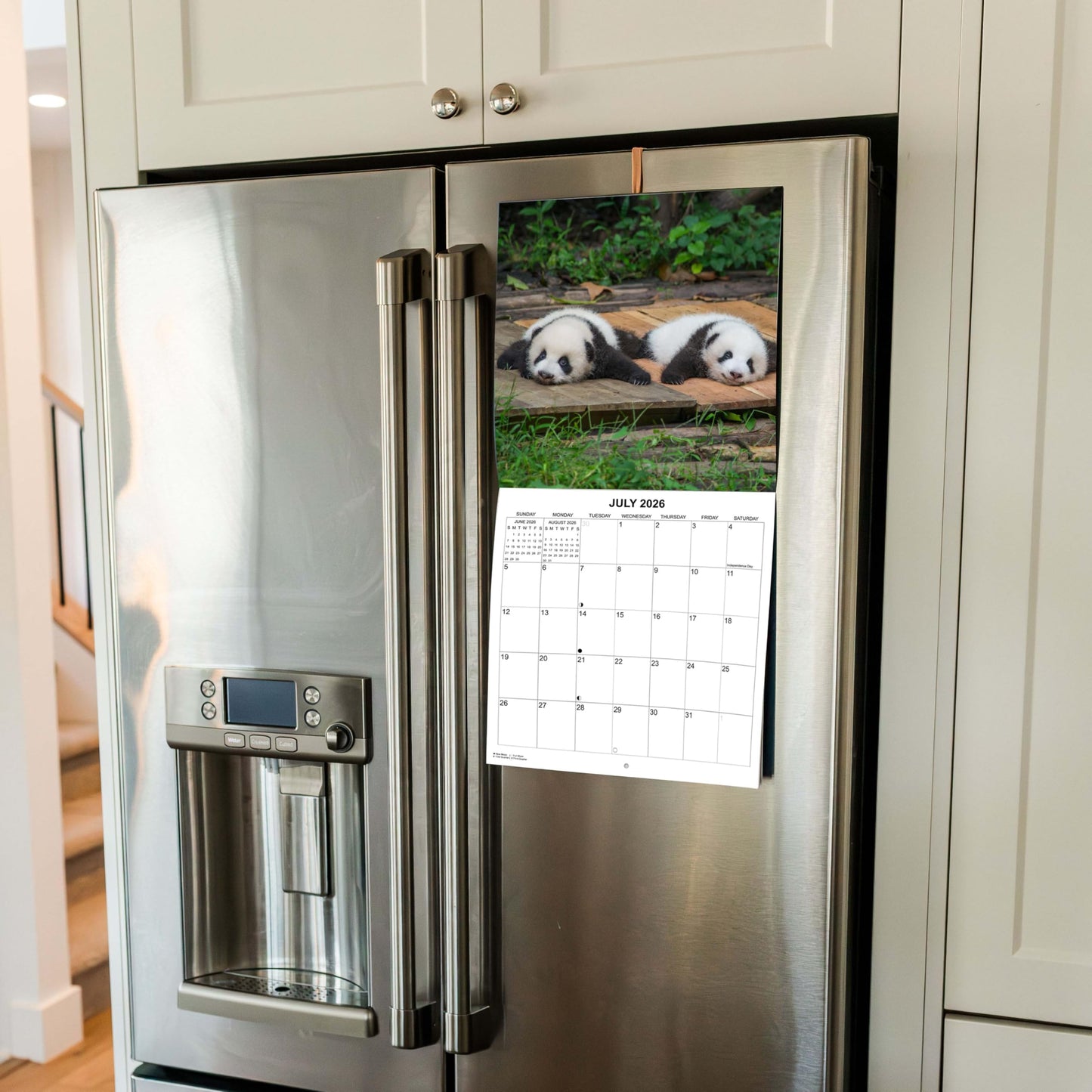 2026 Baby Pandas Monthly Wall Calendar | 12" x 24" | Animals Calendar 2025-2026