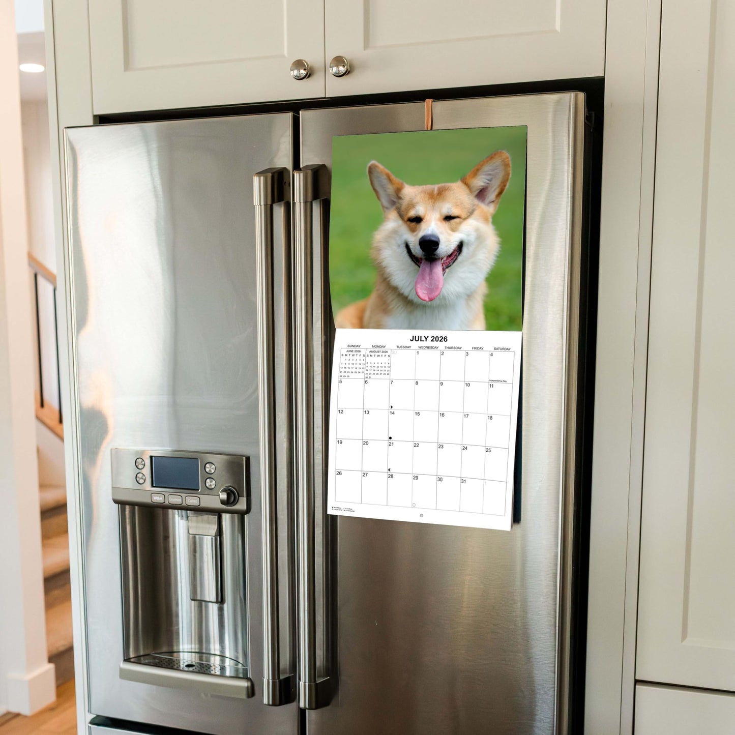 2026 Smiling Dogs Monthly Wall Calendar | 12" x 24" | Funny Dogs Calendar September 2025 - December 2026