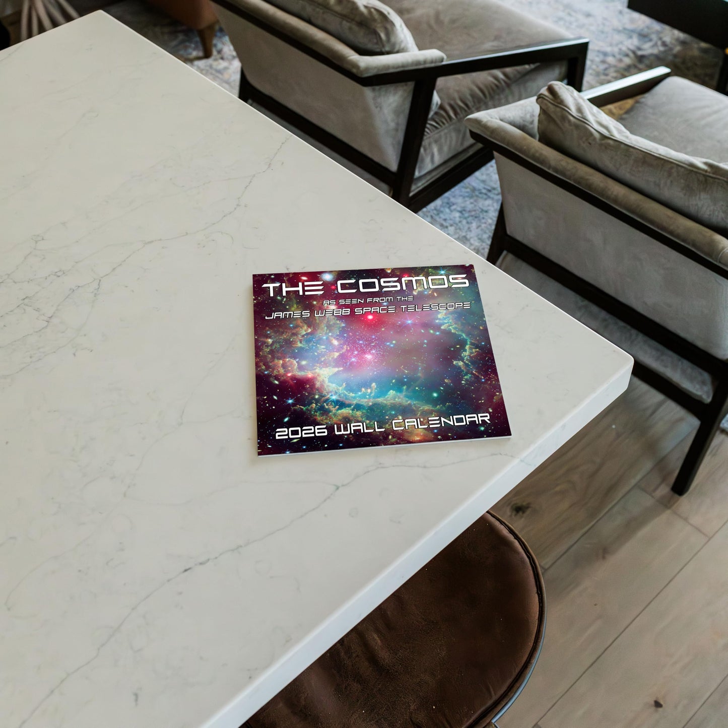 2026 The Cosmos: Images from the James Webb Space Telescope Monthly Wall Calendar - | 12" x 24" | Space Calendar 2025-2026