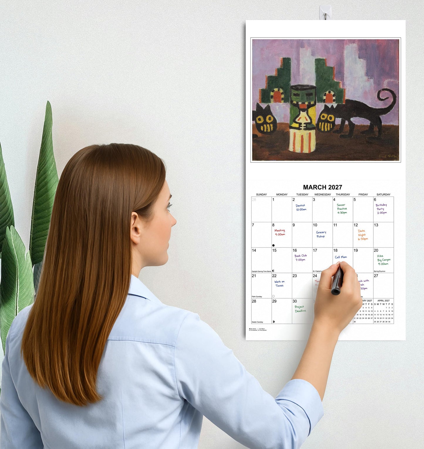 2027 Ugly Art Monthly Wall Calendar | Gag Gift White Elephant Hilariously Ugly Paintings Calendar 2026-2027