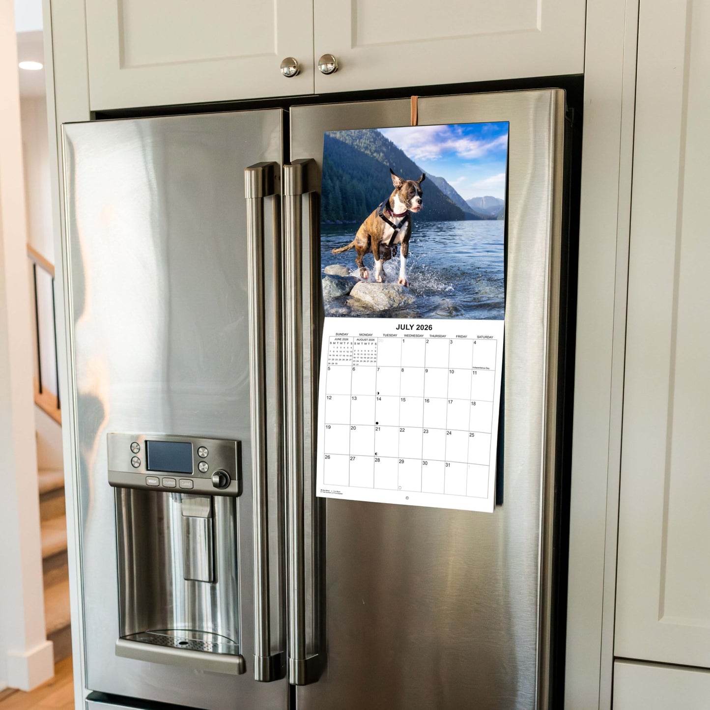 2026 Boxers Monthly Wall Calendar | 12" x 24" | Dogs Calendar September 2025- December 2026