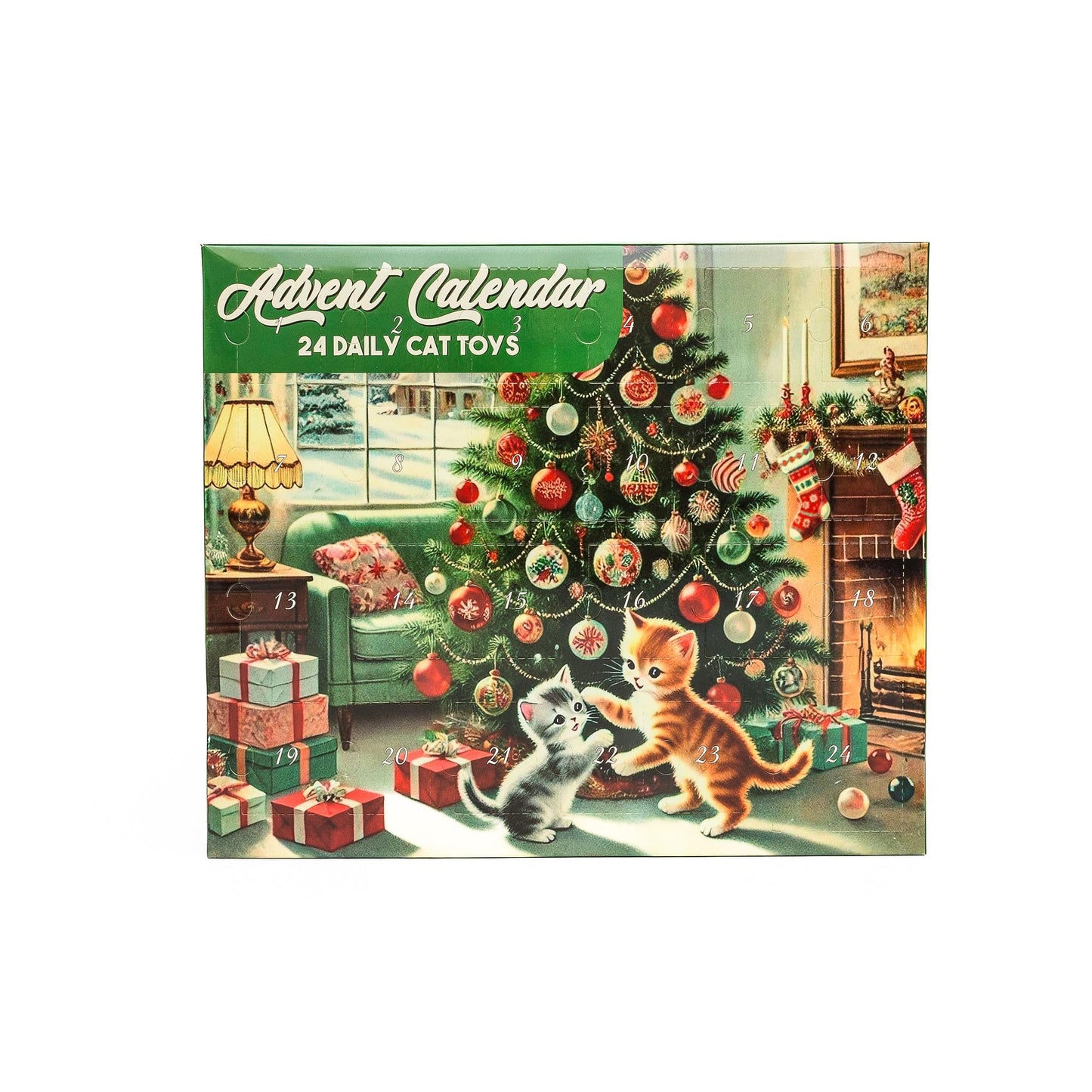 Cat Advent Calendar 2025-24 Days of Interactive Fun with 24 Cat Toys