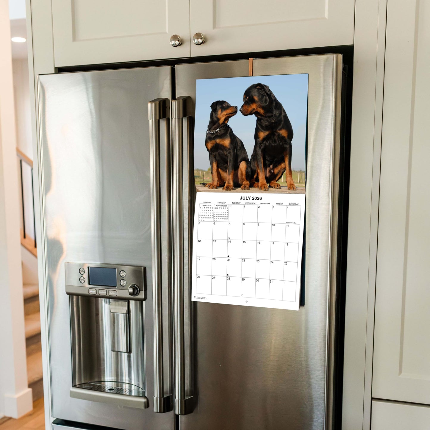 2026 Rottweilers Monthly Wall Calendar | 12" x 24" | Dog Calendar September 2025 - December 2026