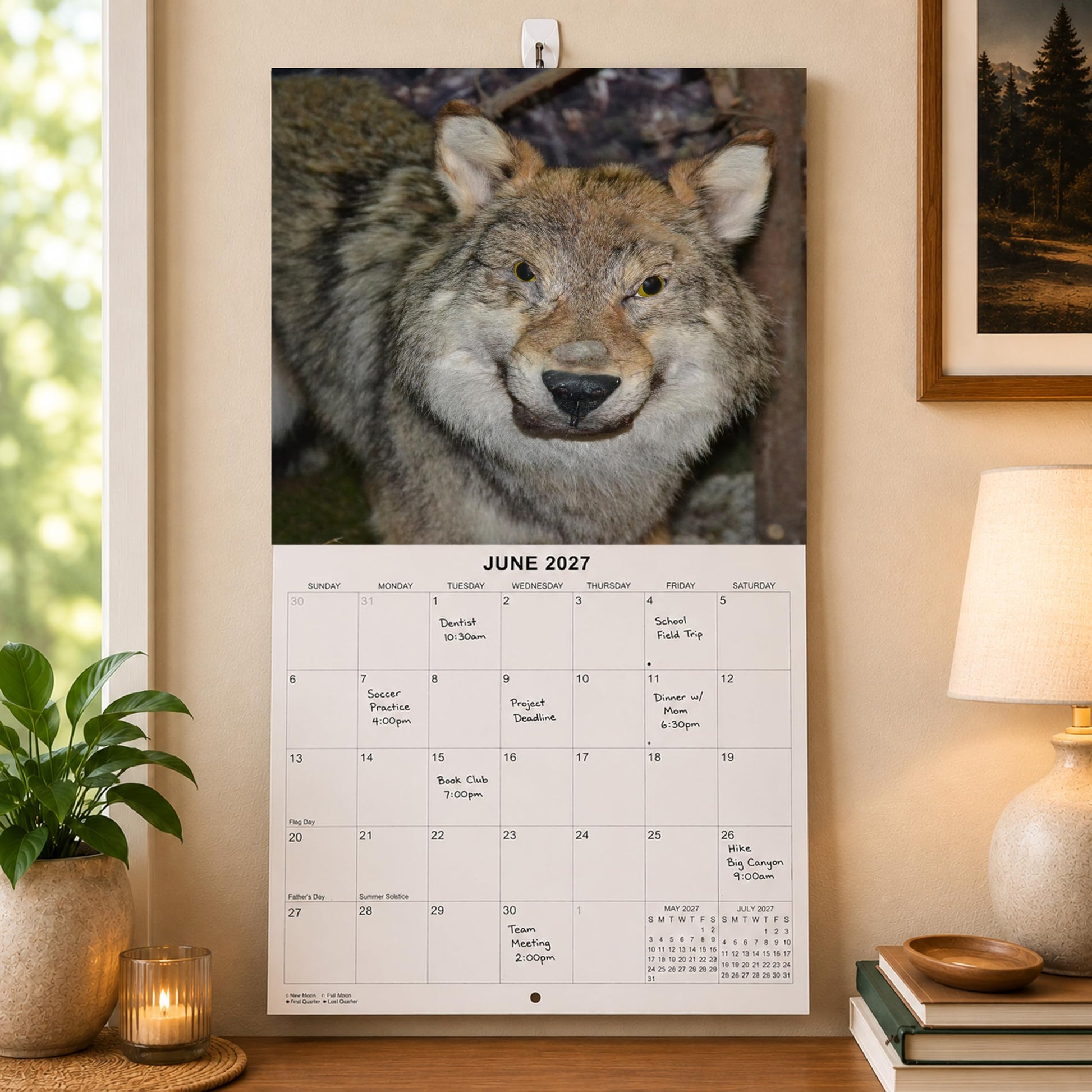 2027 Taxidermy Fails Monthly Wall Calendar - Funny Gag Gift | Bad Taxidermy Prank Gift Calendar 2026-2027
