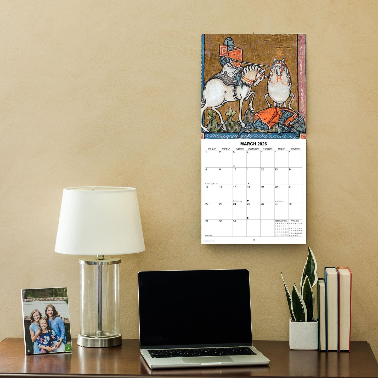 2026 History's Oddest Animal Art Monthly Wall Calendar | 12" x 24" | White Elephant or Gag Gift Funny Calendar 2025-2026