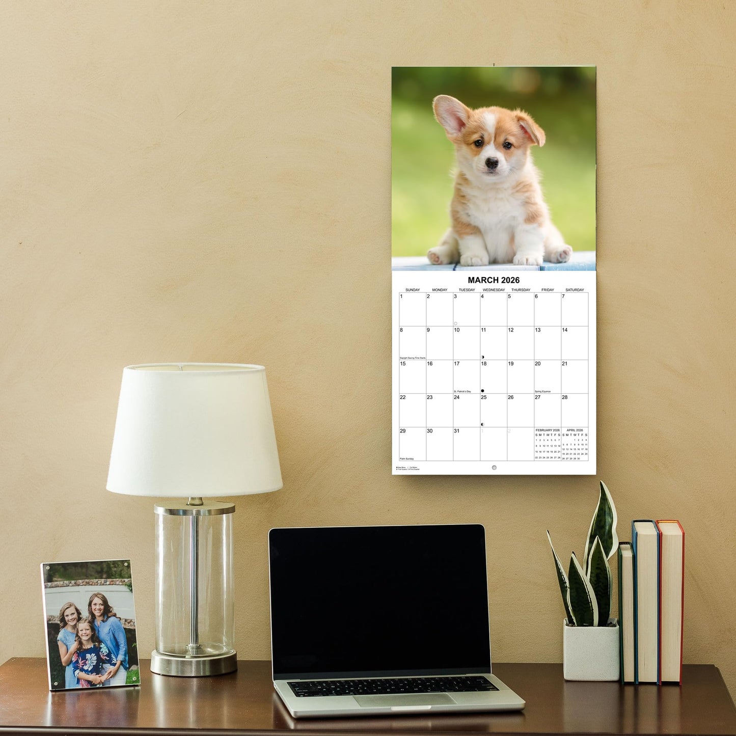 2026 Corgis Monthly Wall Calendar | 12" x 24" | Dog Calendar September 2025 - December 2026