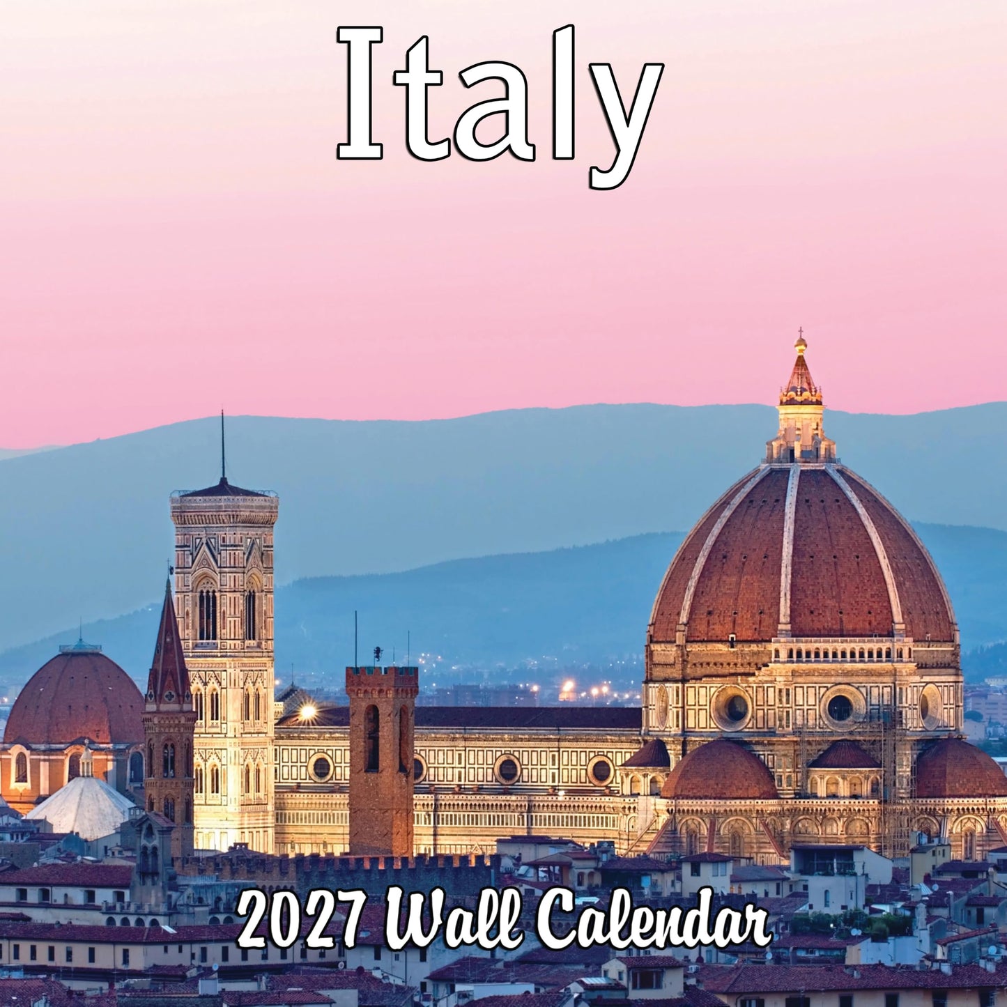 2027 Italy Monthly Wall Calendar | Travel Calendar 2026-2027