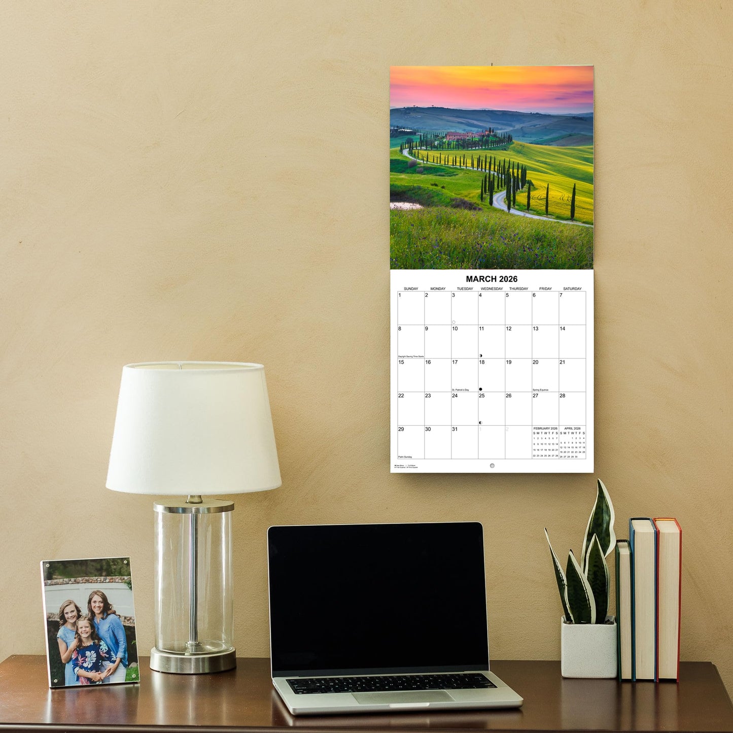 2026 Italy Monthly Wall Calendar | 12" x 24" | Travel Calendar 2025-2026