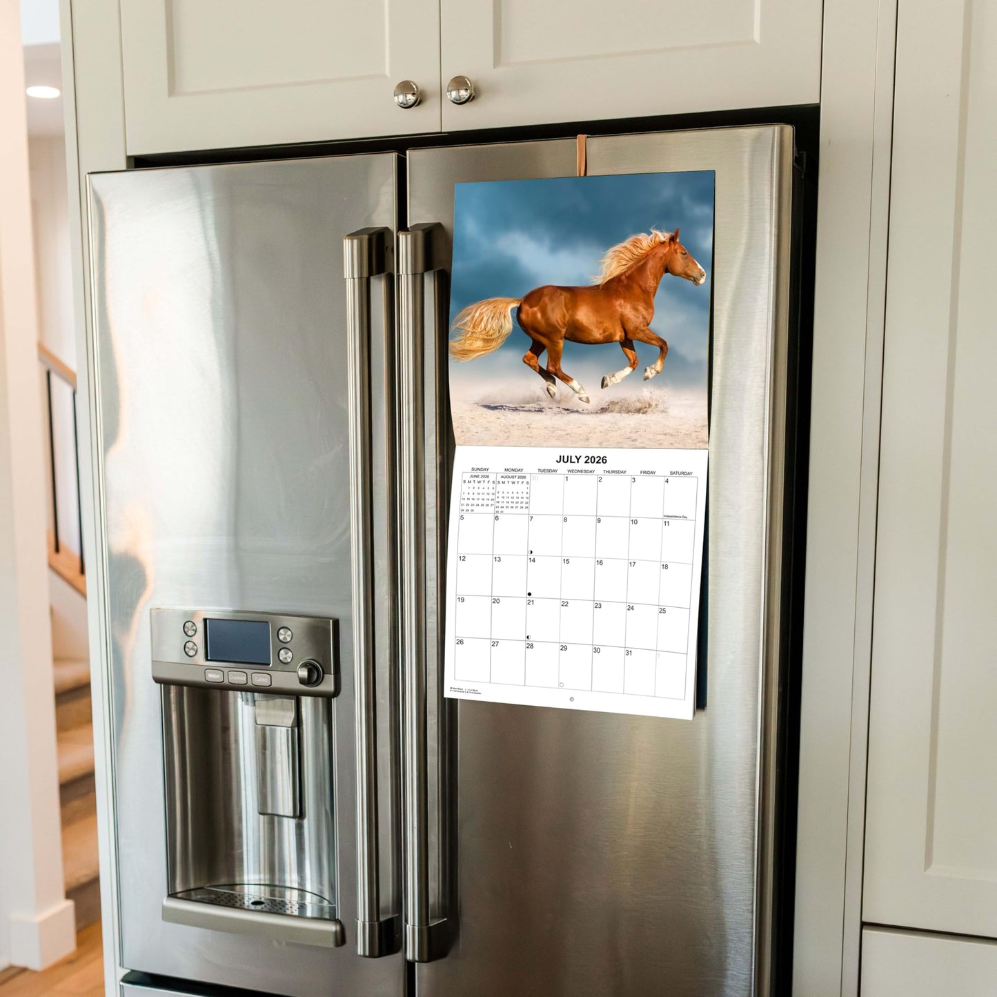 2026 Horses Monthly Wall Calendar | 12" x 24" | Animals Calendar 2025-2026