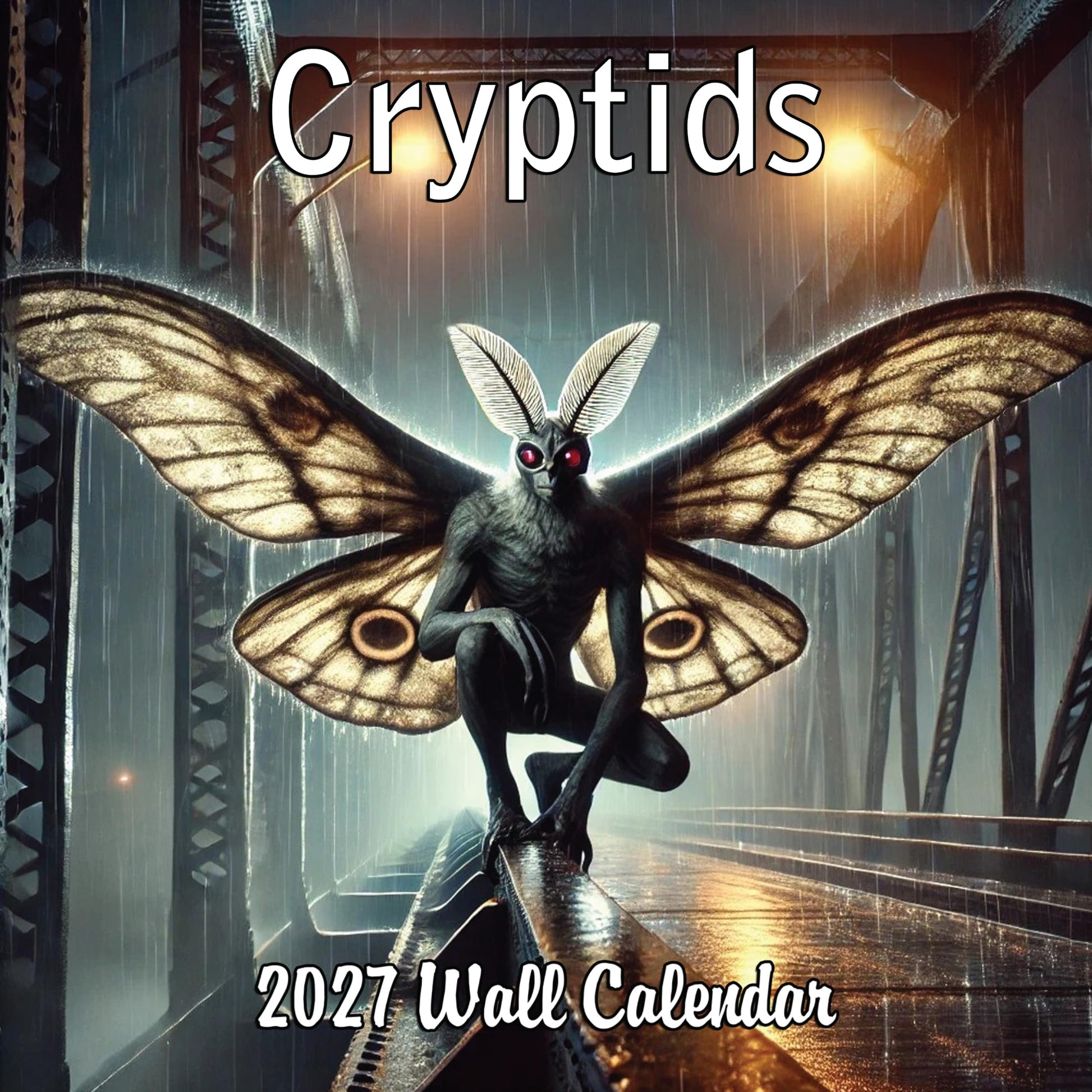 2027 Cryptids Monthly Wall Calendar | Monsters Gift Calendar 2026-2027