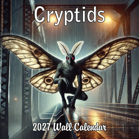 2027 Cryptids Monthly Wall Calendar | Monsters Gift Calendar 2026-2027