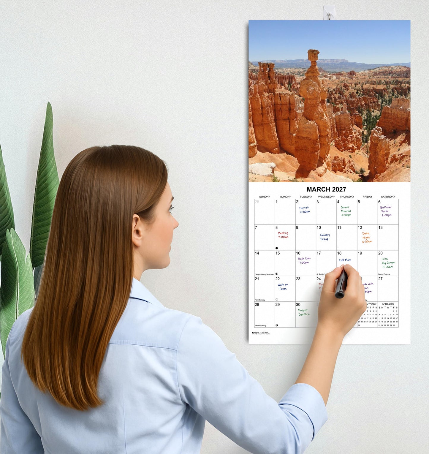 2027 Utah National Parks Monthly Wall Calendar | Travel Calendar 2026-2027