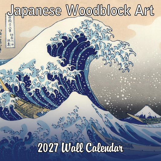 2027 Japanese Woodblock Art Wall Calendar
