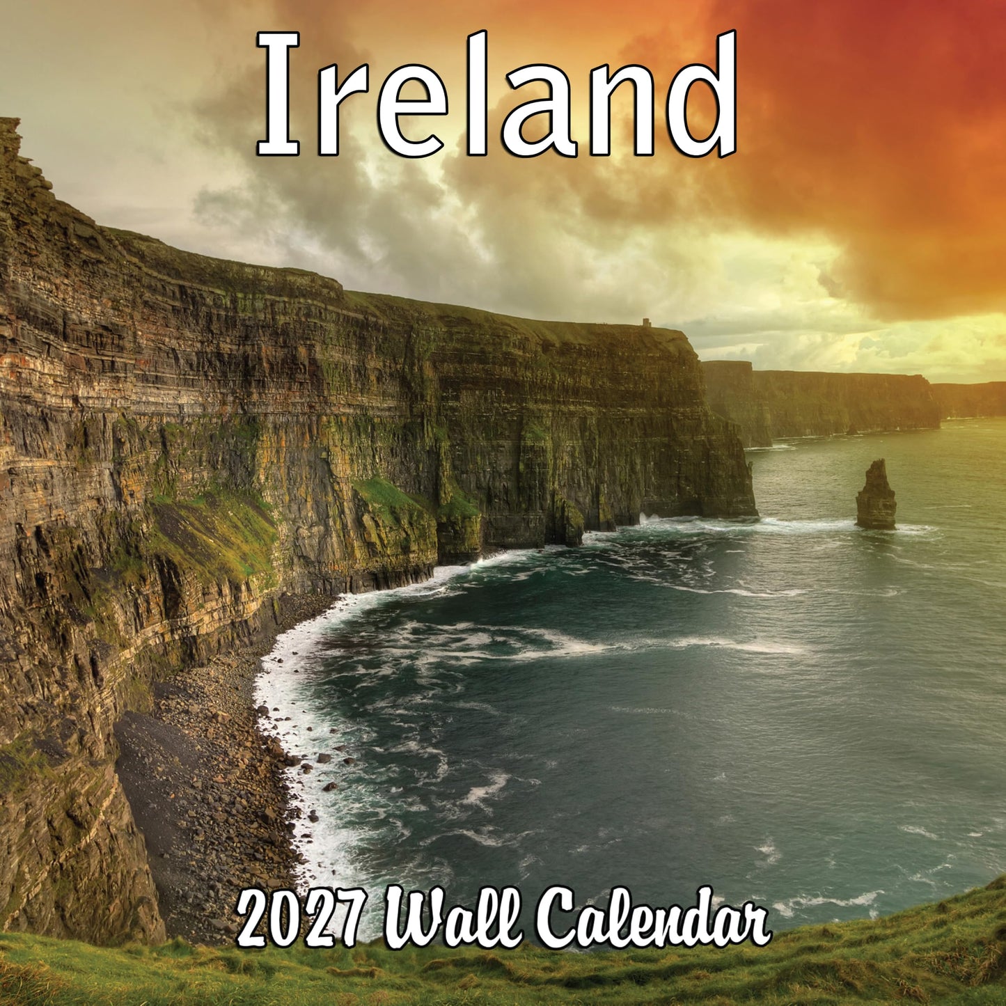 2027 Ireland Landscapes Monthly Wall Calendar | Travel Calendar 2026-2027
