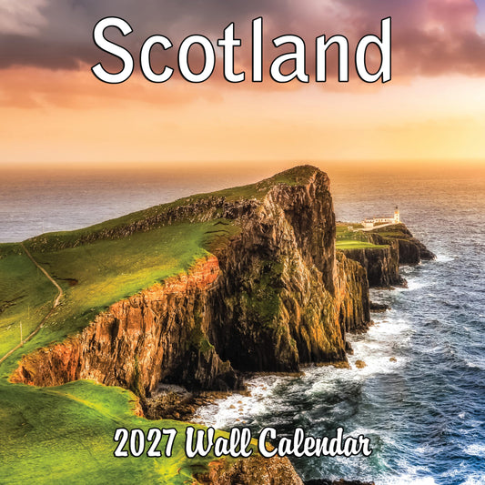 2027 Scotland Monthly Wall Calendar