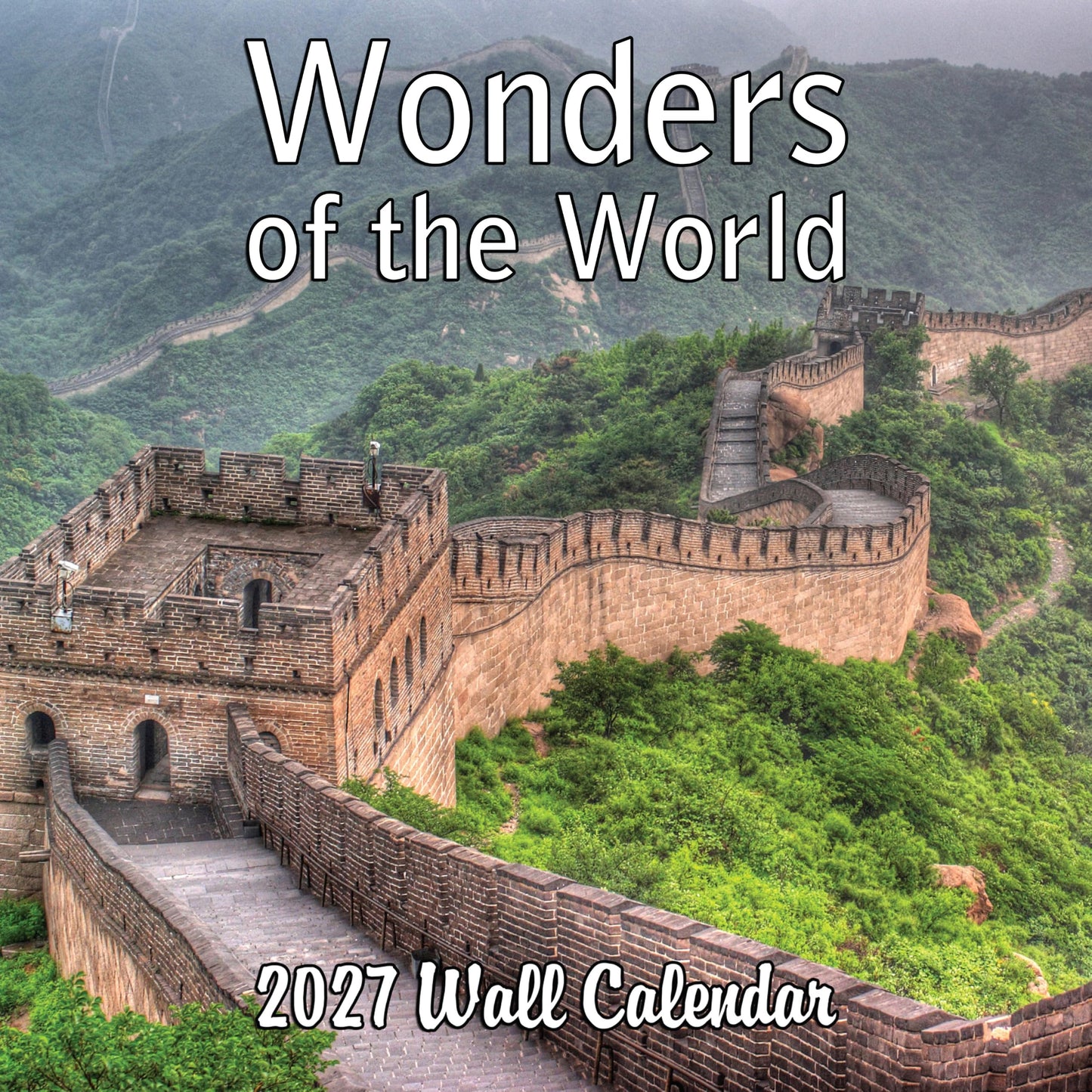 2027 Wonders of the World Landscapes Monthly Wall Calendar | Travel Calendar 2026-2027