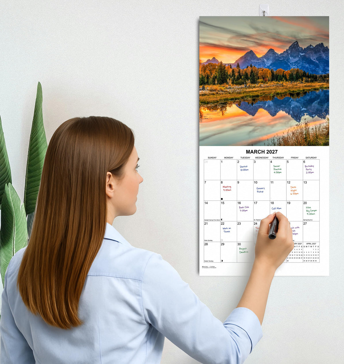 2027 Sunsets in National Parks Monthly Wall Calendar | Travel Calendar 2026-2027