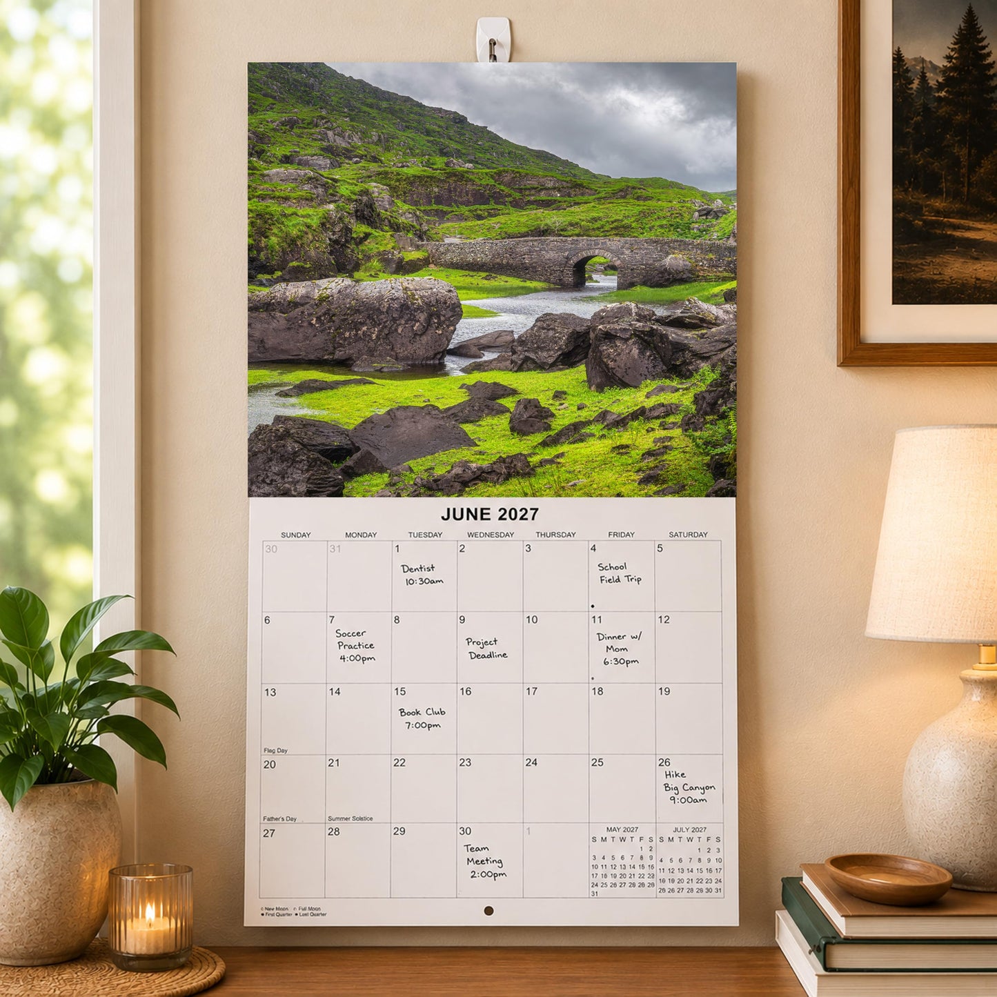2027 Ireland Landscapes Monthly Wall Calendar | Travel Calendar 2026-2027