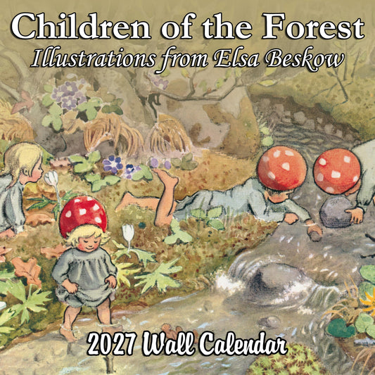 2027 Children of the Forest Vintage Illustrations Monthly Wall Calendar