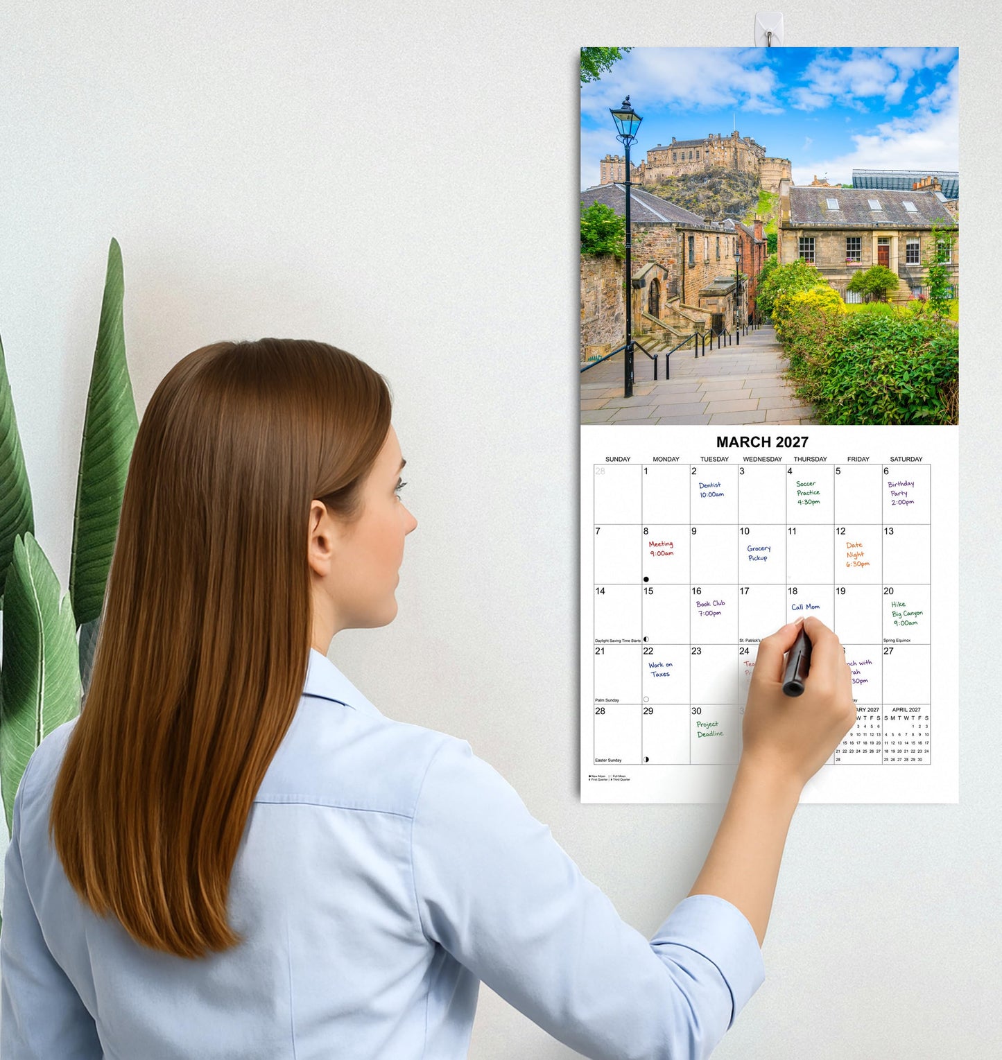 2027 Scotland Monthly Wall Calendar | Travel Calendar 2026-2027