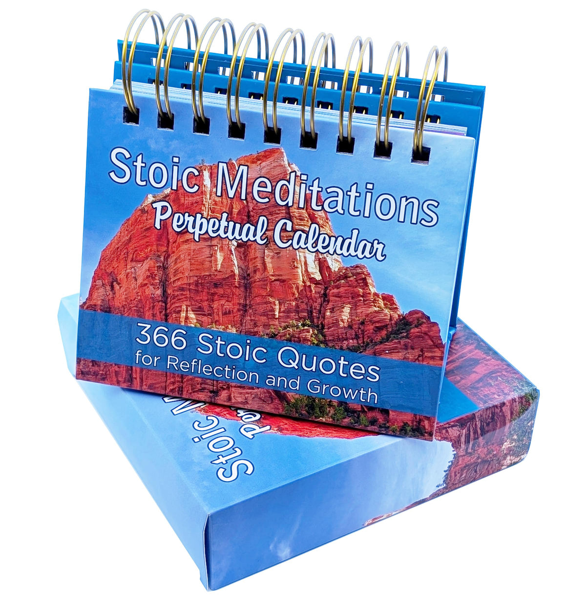 2026-2027 Stoic Meditations Perpetual Daily Flip Calendar