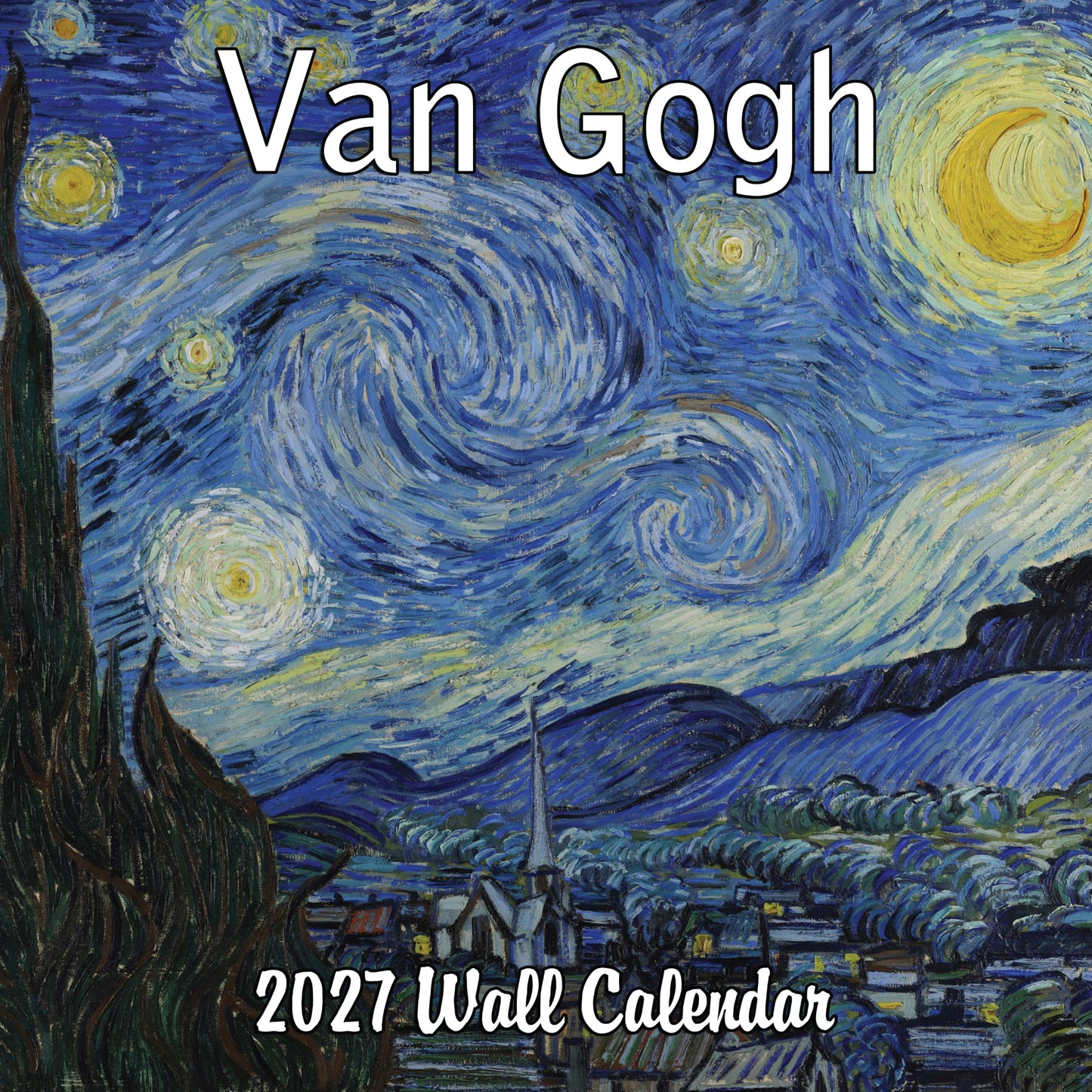 2027 Vincent Van Gogh Artwork Monthly Wall Calendar | Iconic Van Gogh Paintings Calendar 2026-2027